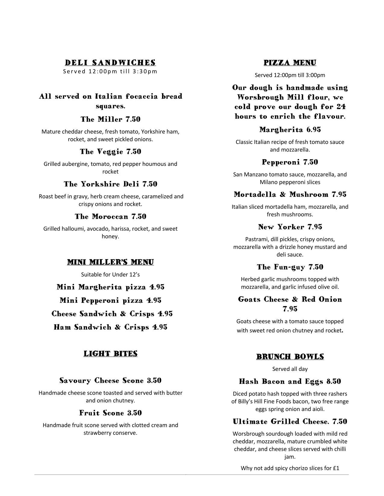 Millers Tea Room Worsbrough Mill